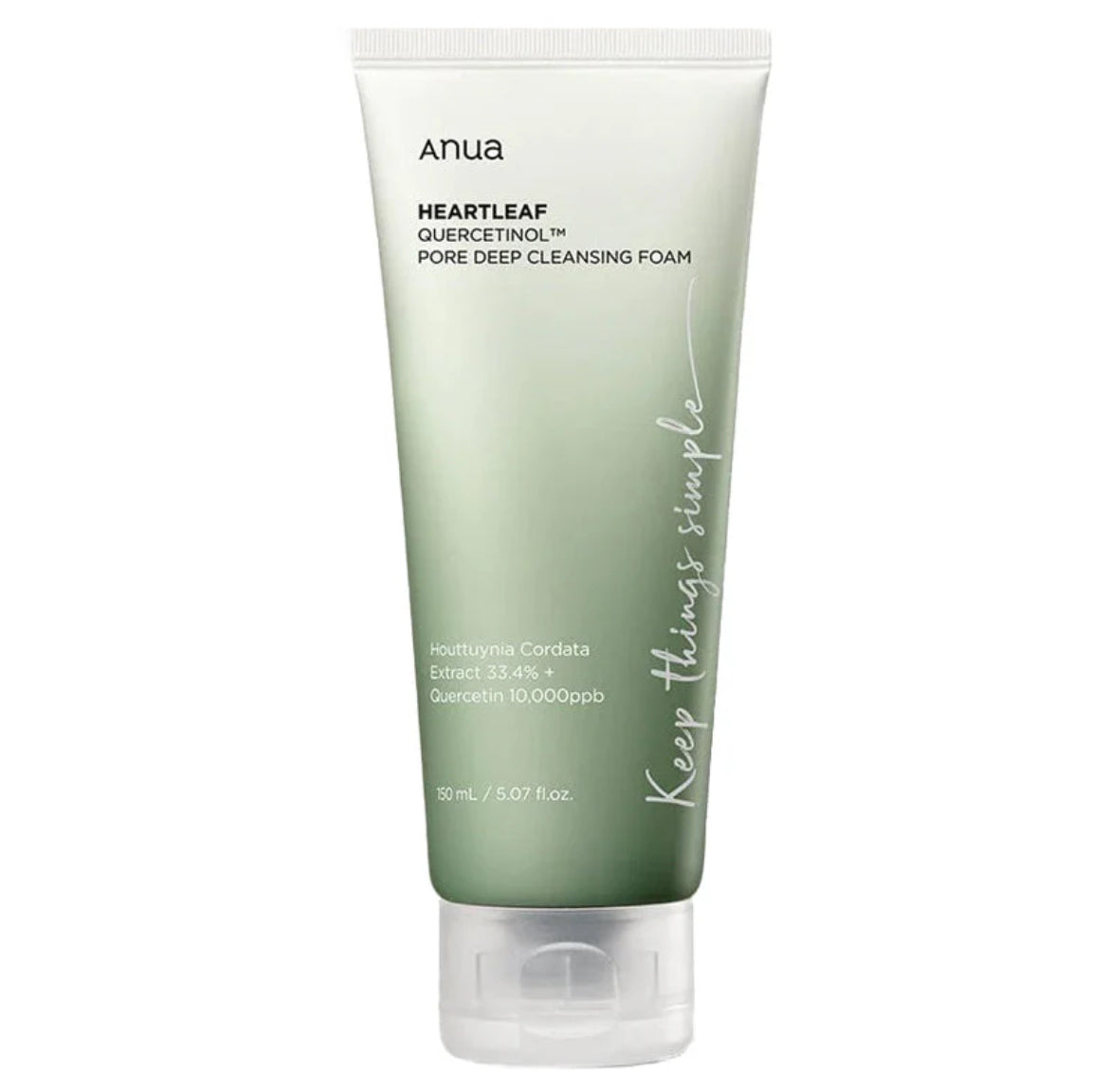 Anua HEARTLEAF QUERCETINOL PORE DEEP CLEANSING FOAM