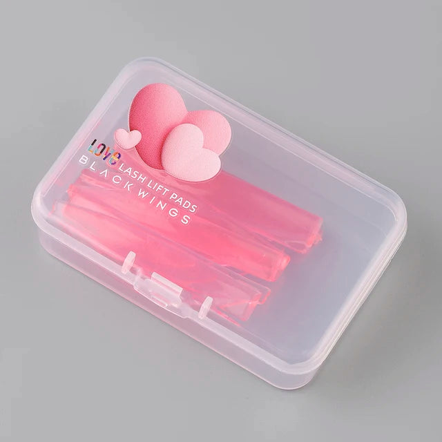 Lifting Silikonröllchen Pink Heart L - Curl
