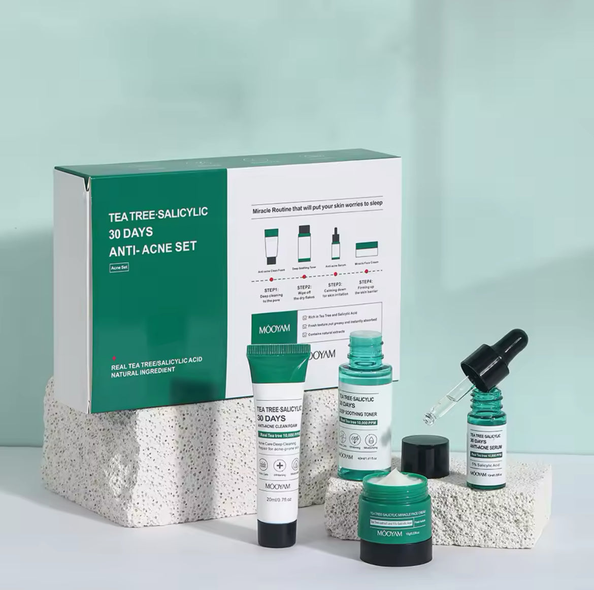 Anti Akne 30 Tage Set Tea Tree Salicylic