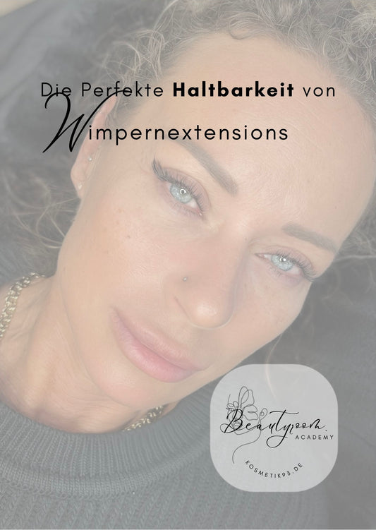 Perfekte Haltbarkeit der Wimpernextensions Ebook