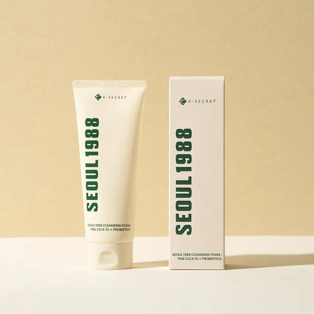 KSECRET – SEOUL 1988 Cleansing Foam: Pine Cica 1% + Probiotics